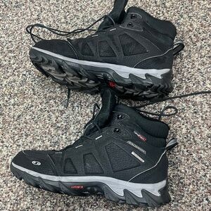 Salomon Kaïpo Mid Black Winter Boots – Waterproof, Insulated, Men’s Size 10